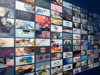 Advertising testing abstract image